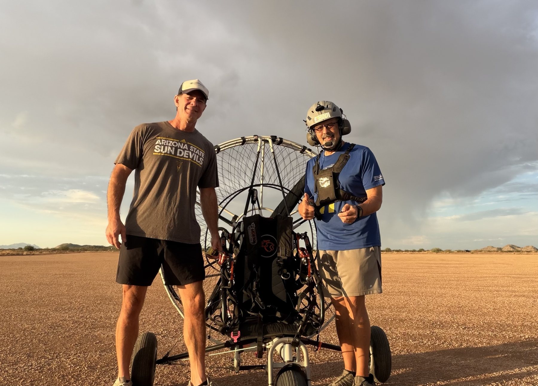 Trike paramotor training