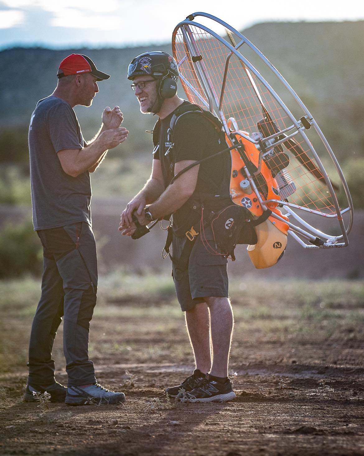 Arizona Paramotor pilots at a fly-in