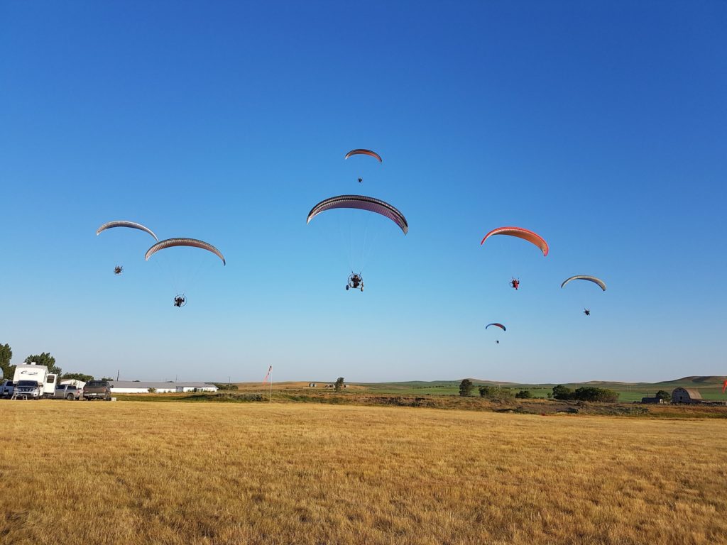 Paramotor group flight Arizona